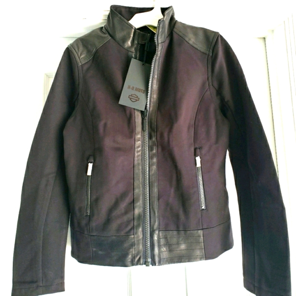 Nwt Harvey Davidson moto jacket